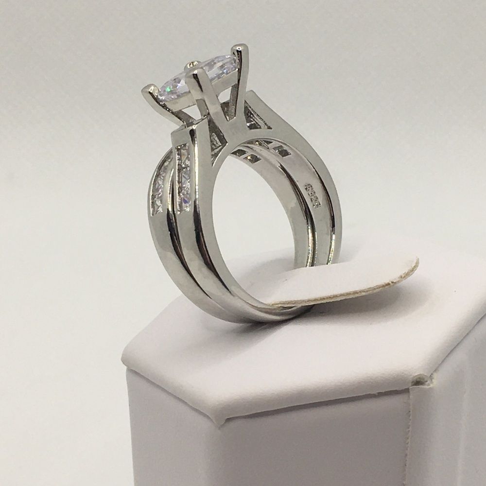 SILVER WEDDING RING - Picture 4 of 6